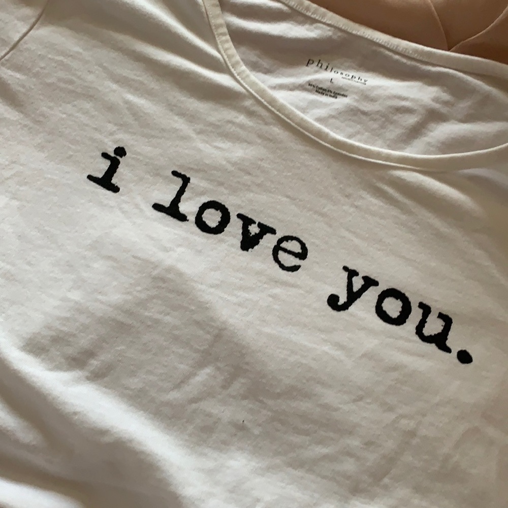 I LOVE YOU t shirt
